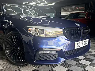 Used 2017 BMW 5 Series M Sport Blue - Interior and Exterior details 2