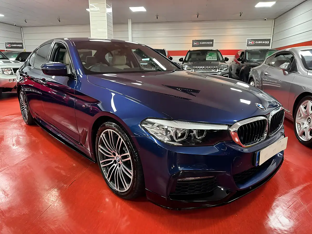Used 2017 BMW 5 Series M Sport Blue - Interior and Exterior details 2