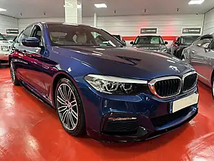 Used 2017 BMW 5 Series M Sport Blue - Interior and Exterior details 3