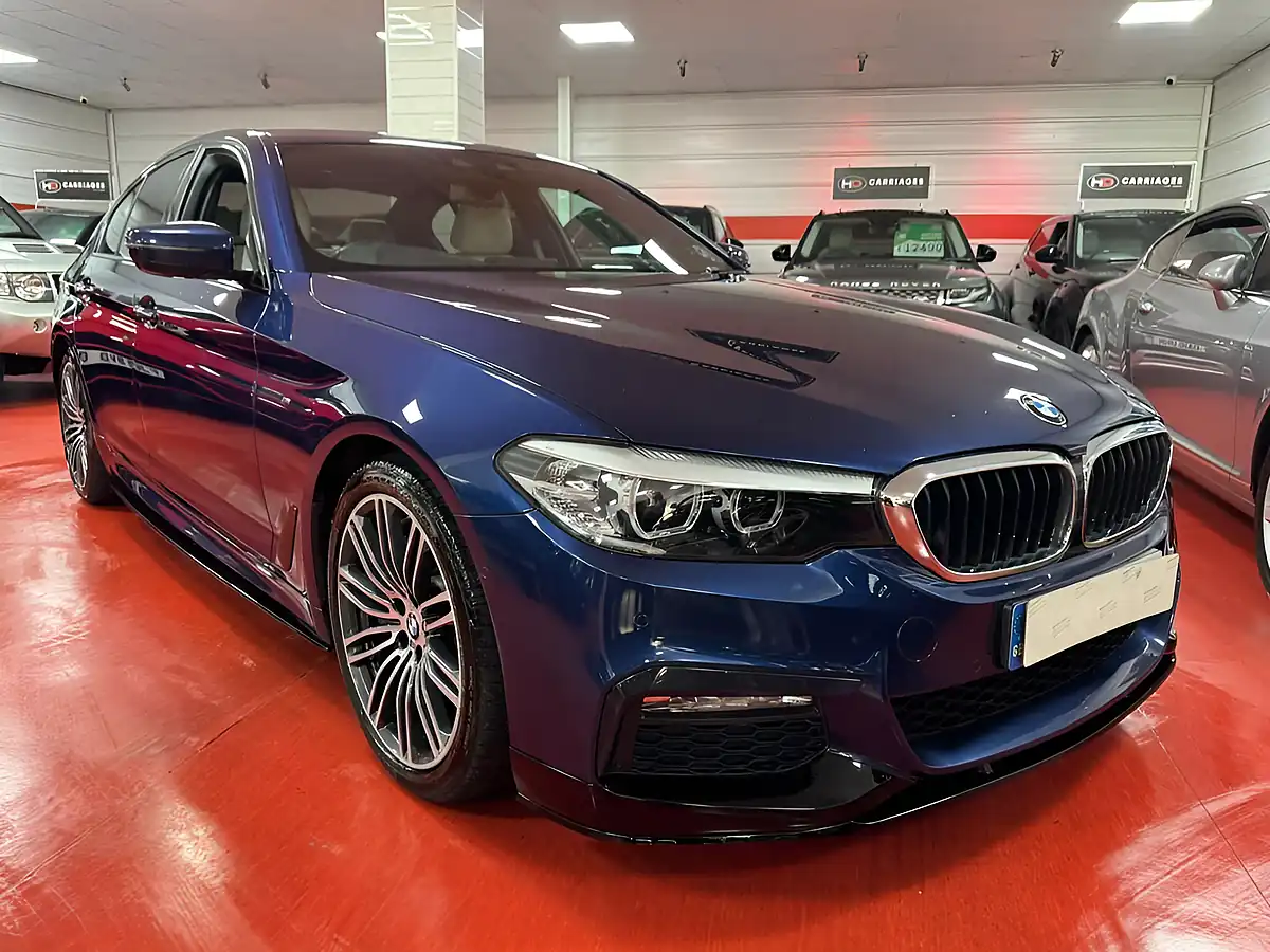 Used 2017 BMW 5 Series M Sport Blue - Interior and Exterior details 3