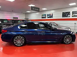 Used 2017 BMW 5 Series M Sport Blue - Interior and Exterior details 6