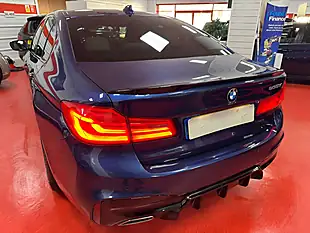 Used 2017 BMW 5 Series M Sport Blue - Interior and Exterior details 9