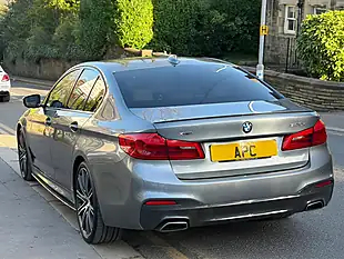Used 2017 BMW 5 Series M Sport Blue - Interior and Exterior details 4