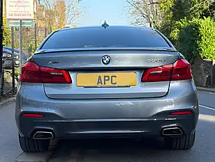 Used 2017 BMW 5 Series M Sport Blue - Interior and Exterior details 5