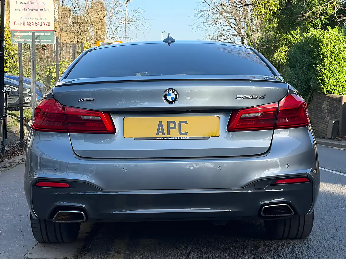Used 2017 BMW 5 Series M Sport Blue - Interior and Exterior details 5
