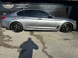 Used 2017 BMW 5 Series M Sport Blue - Interior and Exterior details 7