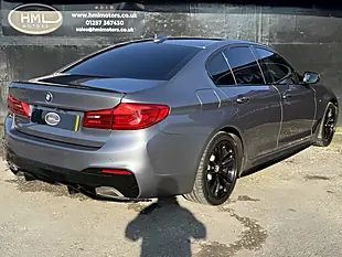 Used 2017 BMW 5 Series M Sport Blue - Interior and Exterior details 8