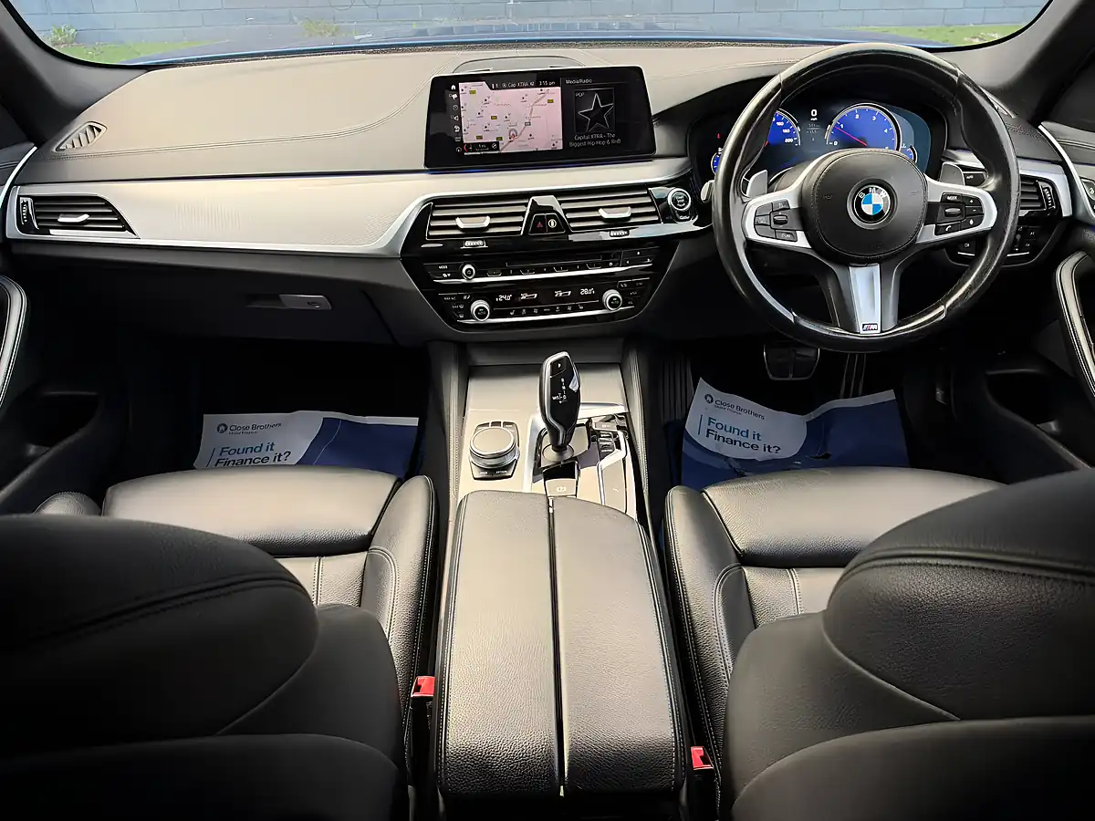 Used 2017 BMW 5 Series M Sport Blue - Interior and Exterior details 2