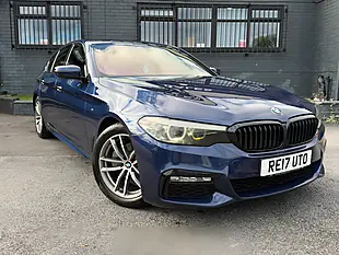 Used 2017 BMW 5 Series M Sport Blue - Interior and Exterior details 5
