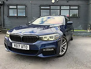 Used 2017 BMW 5 Series M Sport Blue - Interior and Exterior details 6