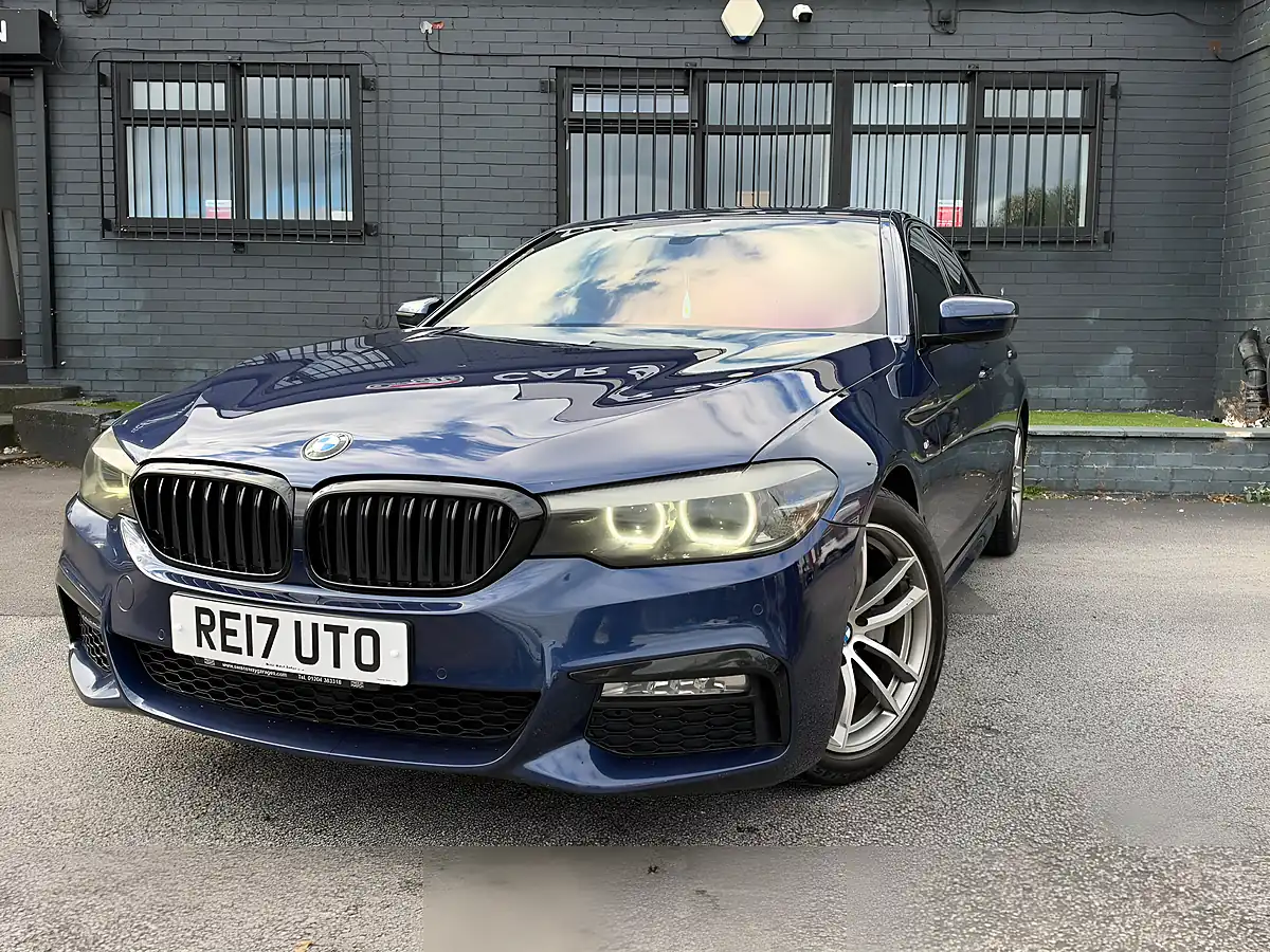 Used 2017 BMW 5 Series M Sport Blue - Interior and Exterior details 6