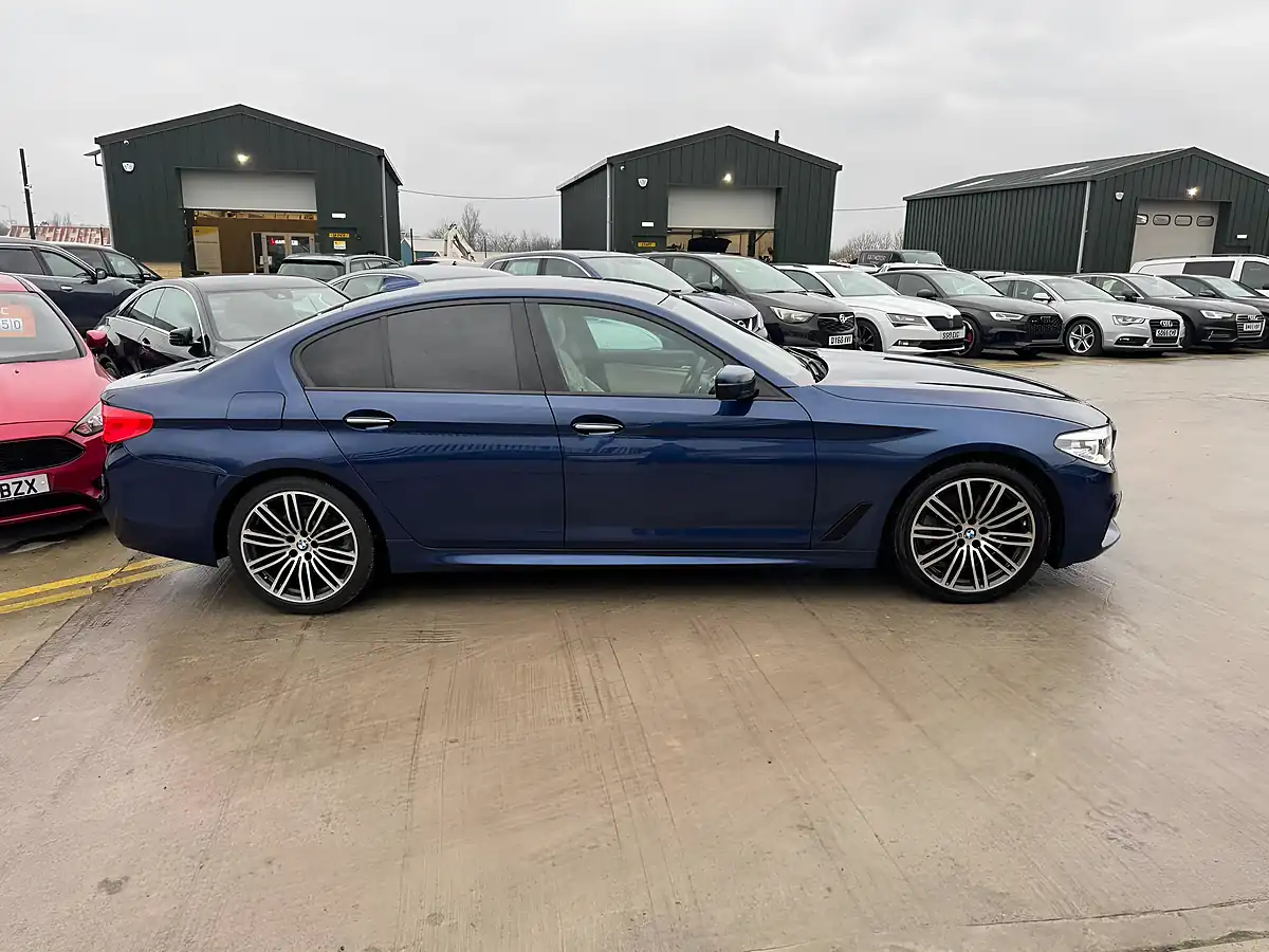 Used 2017 BMW 5 Series M Sport Blue - Interior and Exterior details 10