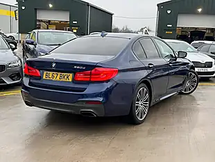 Used 2017 BMW 5 Series M Sport Blue - Interior and Exterior details 11