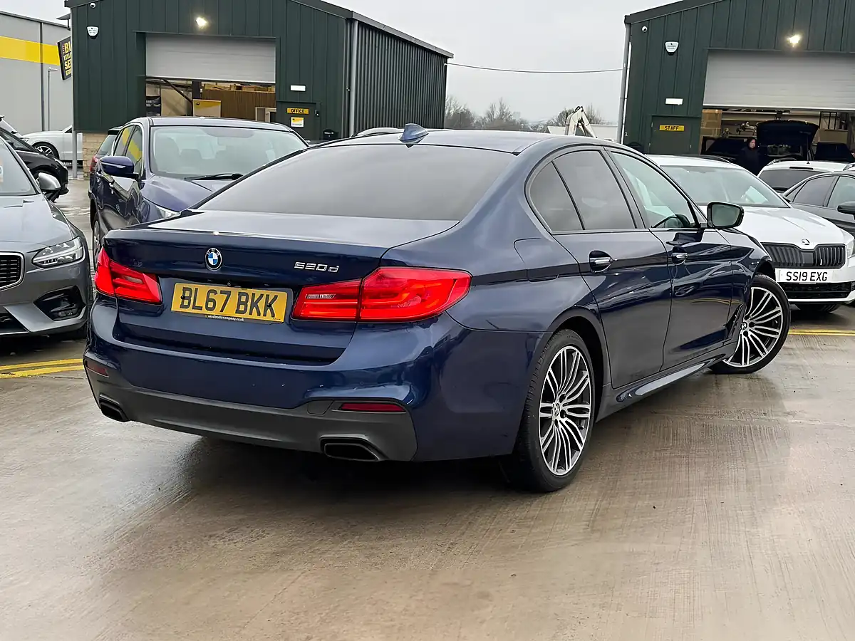 Used 2017 BMW 5 Series M Sport Blue - Interior and Exterior details 11