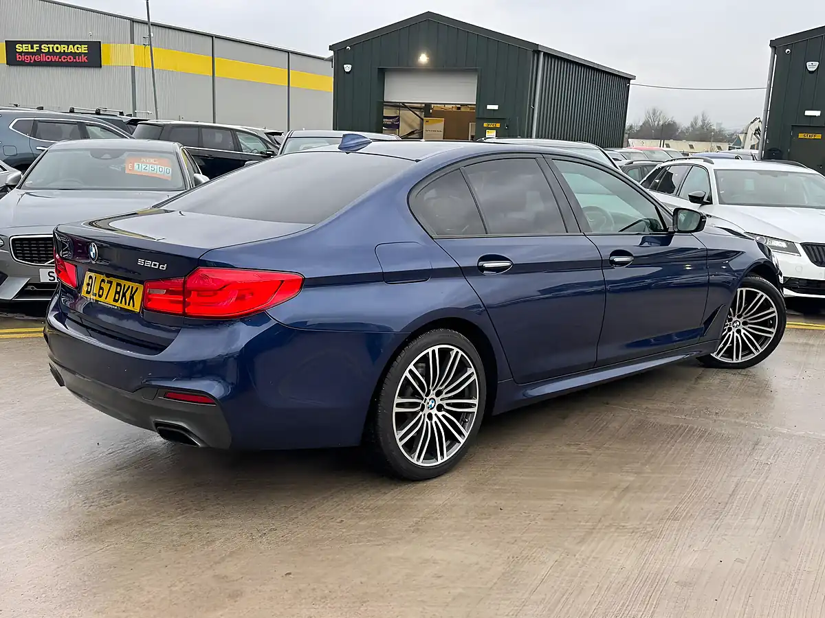 Used 2017 BMW 5 Series M Sport Blue - Interior and Exterior details 12