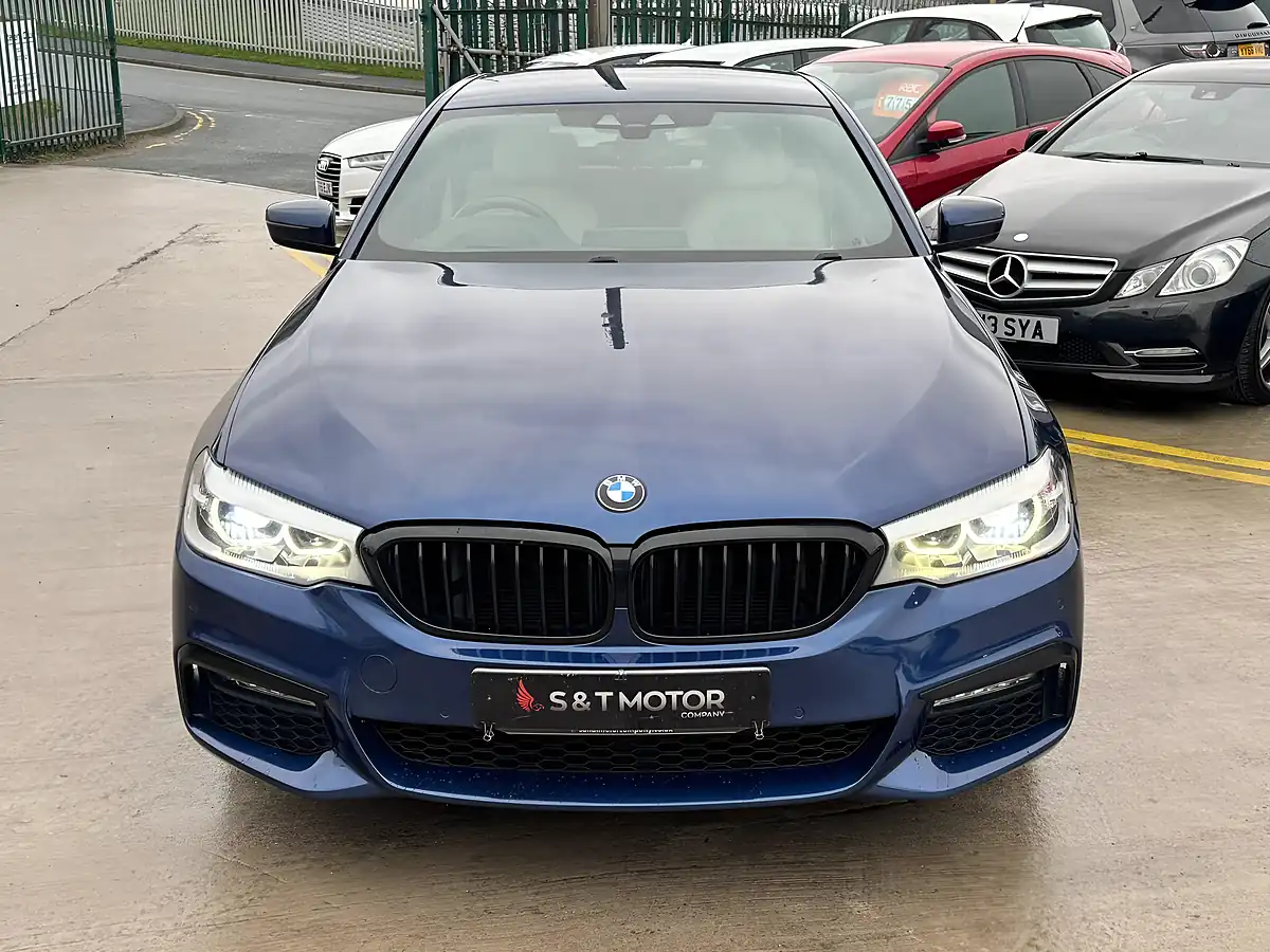 Used 2017 BMW 5 Series M Sport Blue - Interior and Exterior details 3