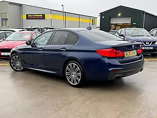 Used 2017 BMW 5 Series M Sport Blue - Interior and Exterior details 5