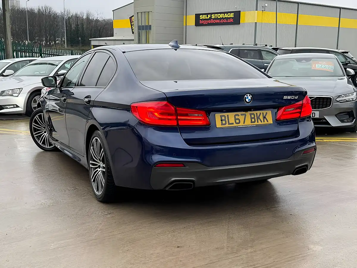 Used 2017 BMW 5 Series M Sport Blue - Interior and Exterior details 7