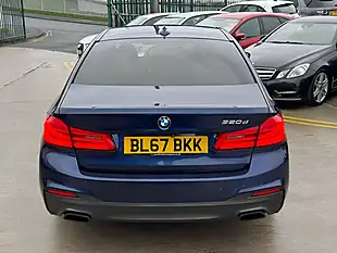 Used 2017 BMW 5 Series M Sport Blue - Interior and Exterior details 9