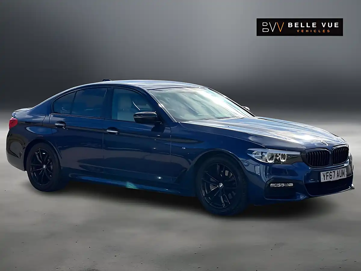 Used 2017 BMW 5 Series M Sport Mediterranean Blue - Interior and Exterior details 2