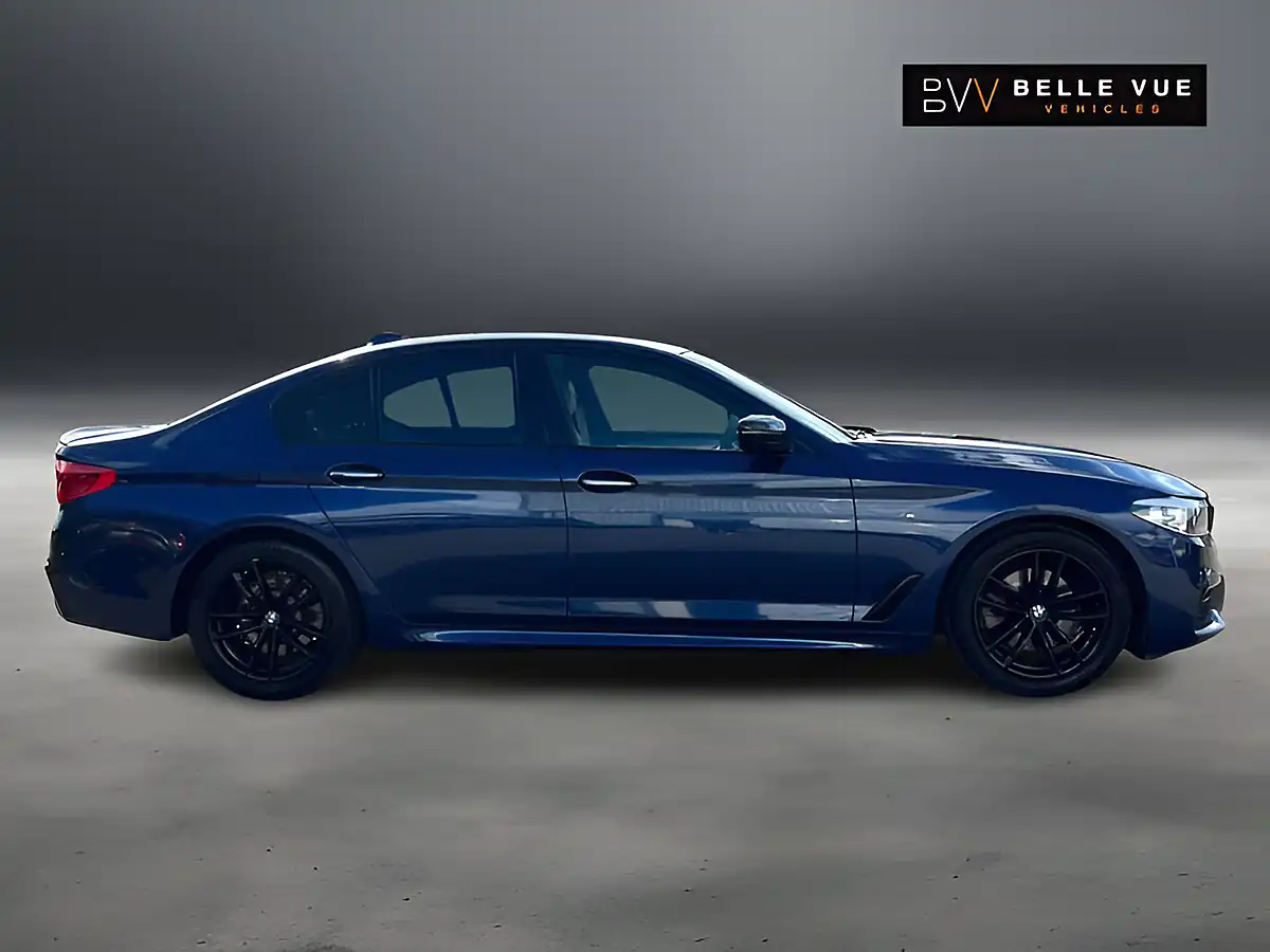 Used 2017 BMW 5 Series M Sport Mediterranean Blue - Interior and Exterior details 3