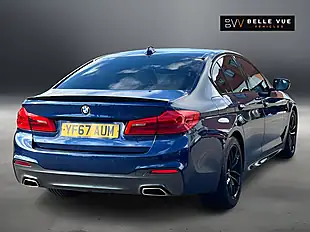 Used 2017 BMW 5 Series M Sport Mediterranean Blue - Interior and Exterior details 4