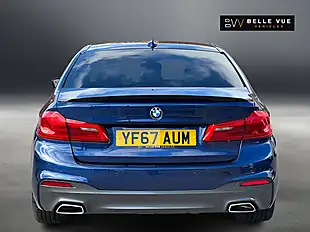 Used 2017 BMW 5 Series M Sport Mediterranean Blue - Interior and Exterior details 5