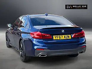 Used 2017 BMW 5 Series M Sport Mediterranean Blue - Interior and Exterior details 7