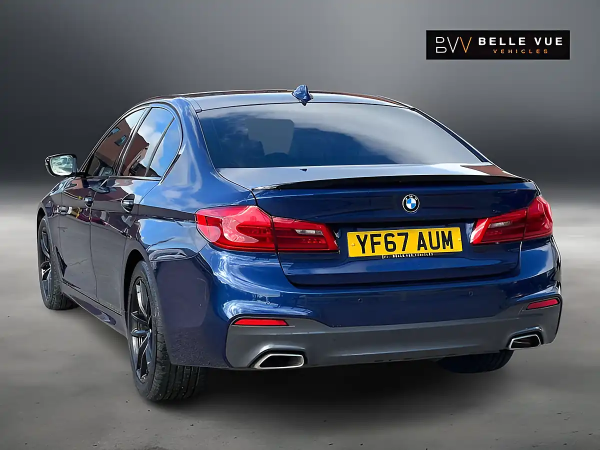 Used 2017 BMW 5 Series M Sport Mediterranean Blue - Interior and Exterior details 7