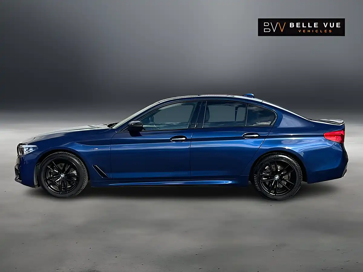 Used 2017 BMW 5 Series M Sport Mediterranean Blue - Interior and Exterior details 9