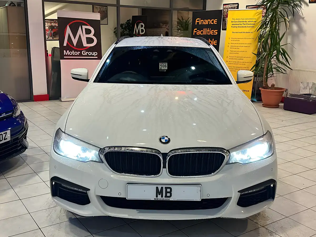 Used 2017 BMW 5 Series M Sport Touring White - Interior and Exterior details 2