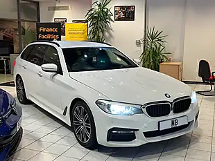 Used 2017 BMW 5 Series M Sport Touring White - Interior and Exterior details 3