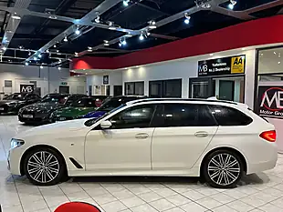 Used 2017 BMW 5 Series M Sport Touring White - Interior and Exterior details 5