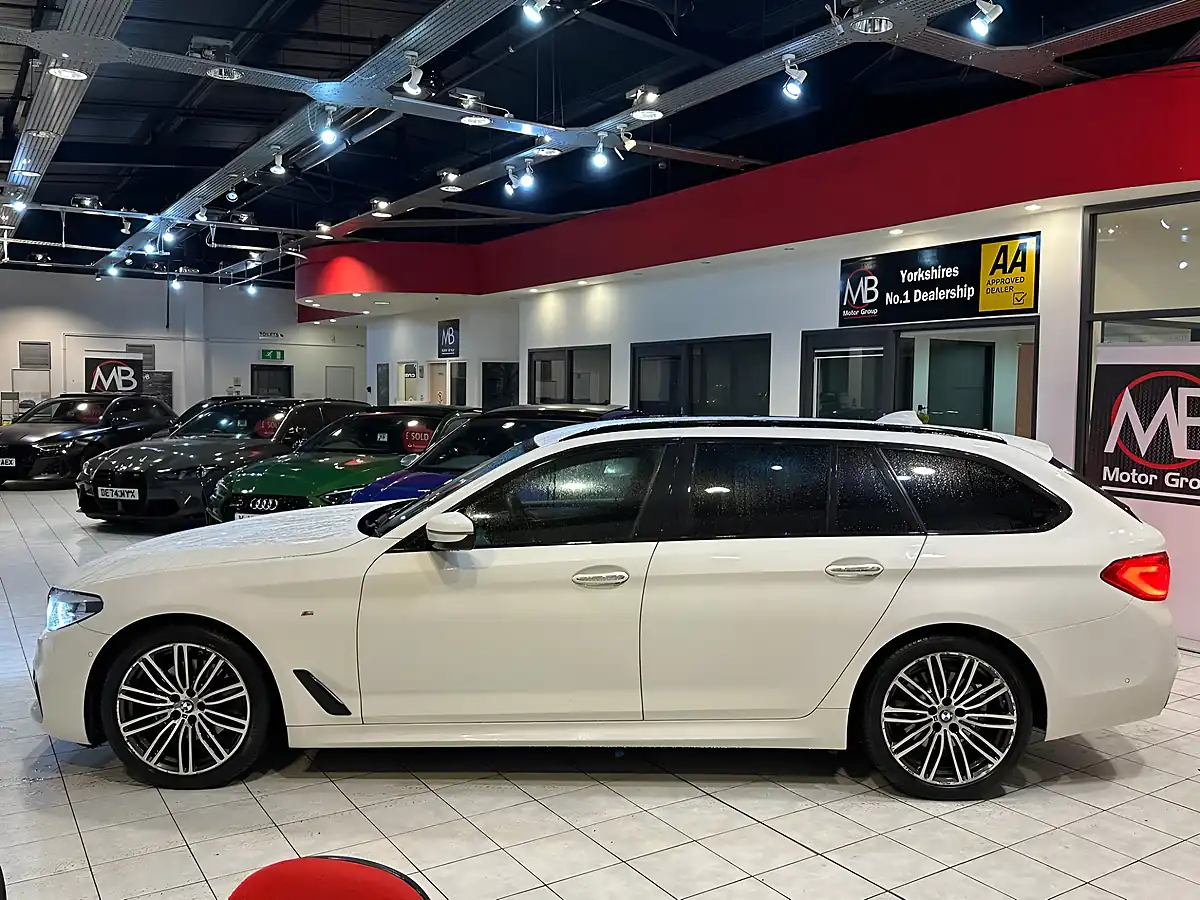 Used 2017 BMW 5 Series M Sport Touring White - Interior and Exterior details 5