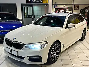Used 2017 BMW 5 Series M Sport Touring White - Interior and Exterior details 6
