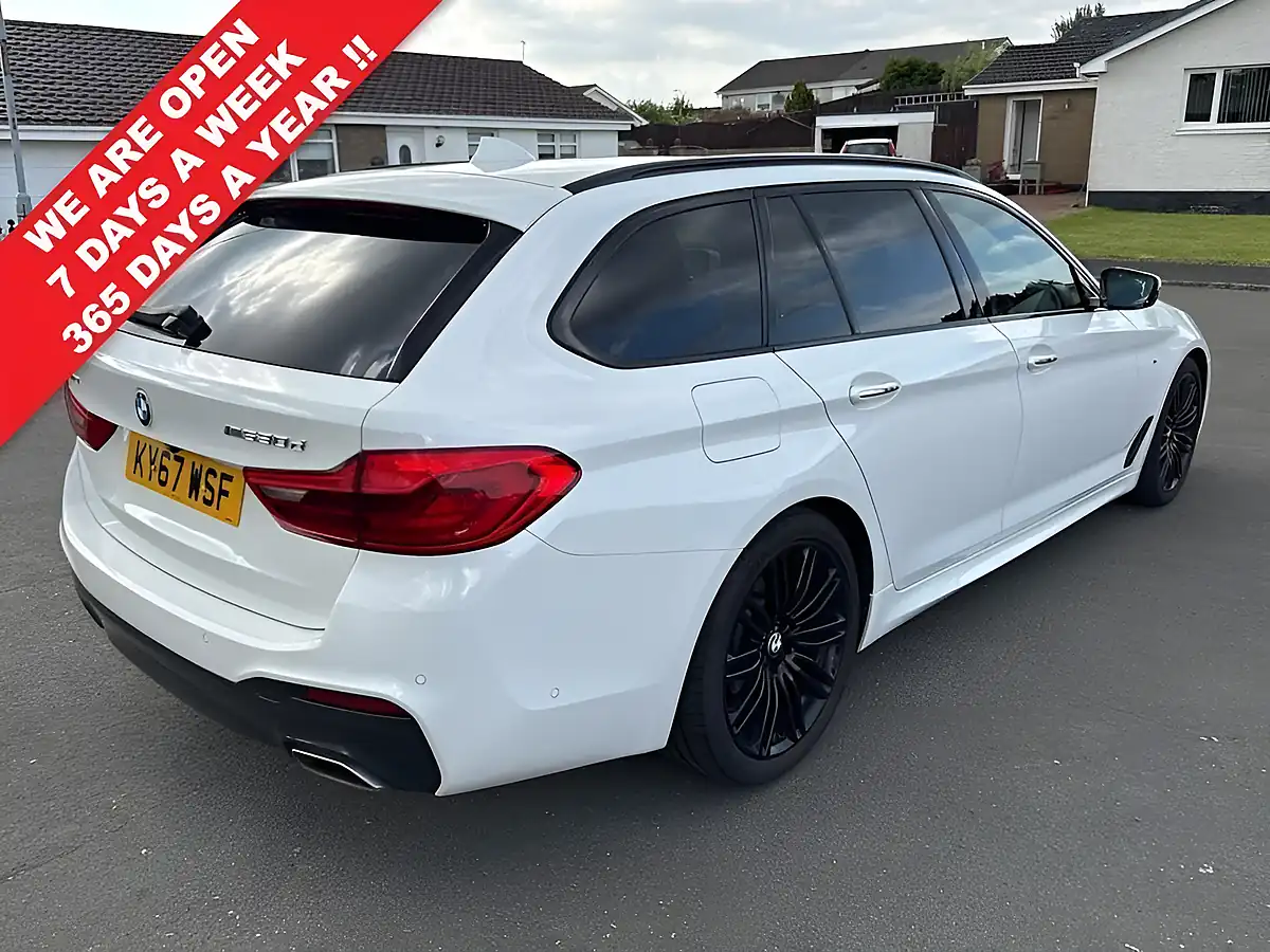 Used 2017 BMW 5 Series M Sport White - Interior and Exterior details 2
