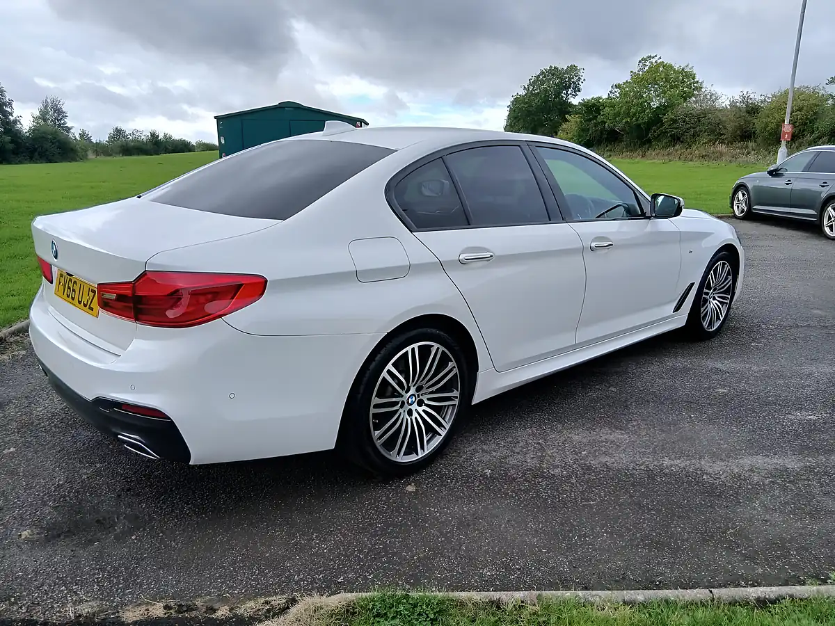 Used 2017 BMW 5 Series M Sport White - Interior and Exterior details 4