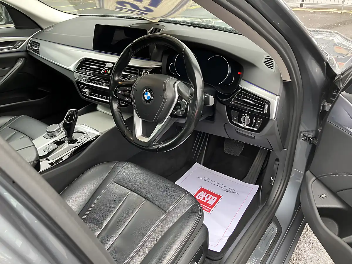 Used 2017 BMW 5 Series Se Blue - Interior and Exterior details 2