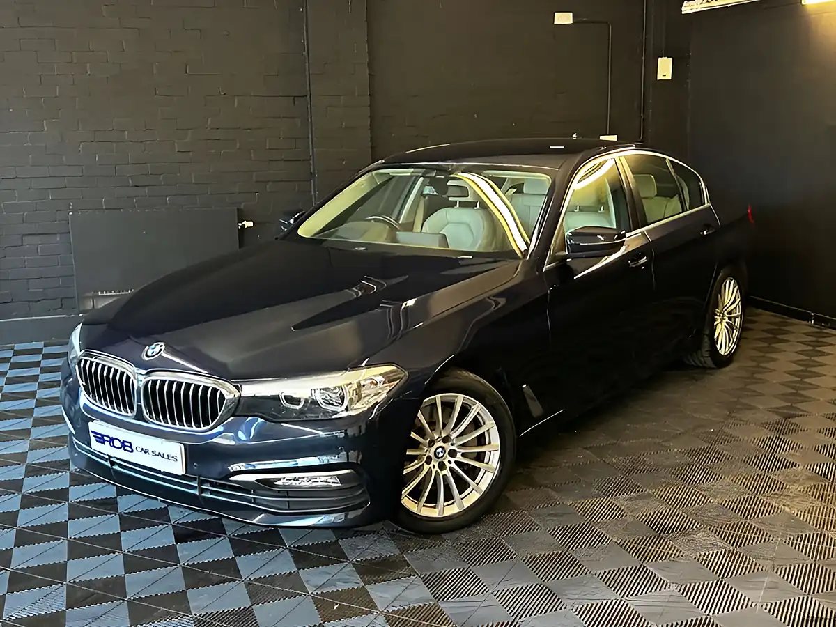Used 2017 BMW 5 Series Se Imperial Blue Xirallic - Interior and Exterior details 2