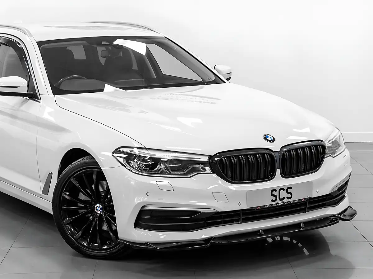 Used 2017 BMW 5 Series Se Touring White - Interior and Exterior details 10