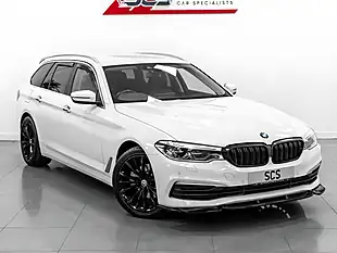 Used 2017 BMW 5 Series Se Touring White - Interior and Exterior details 8