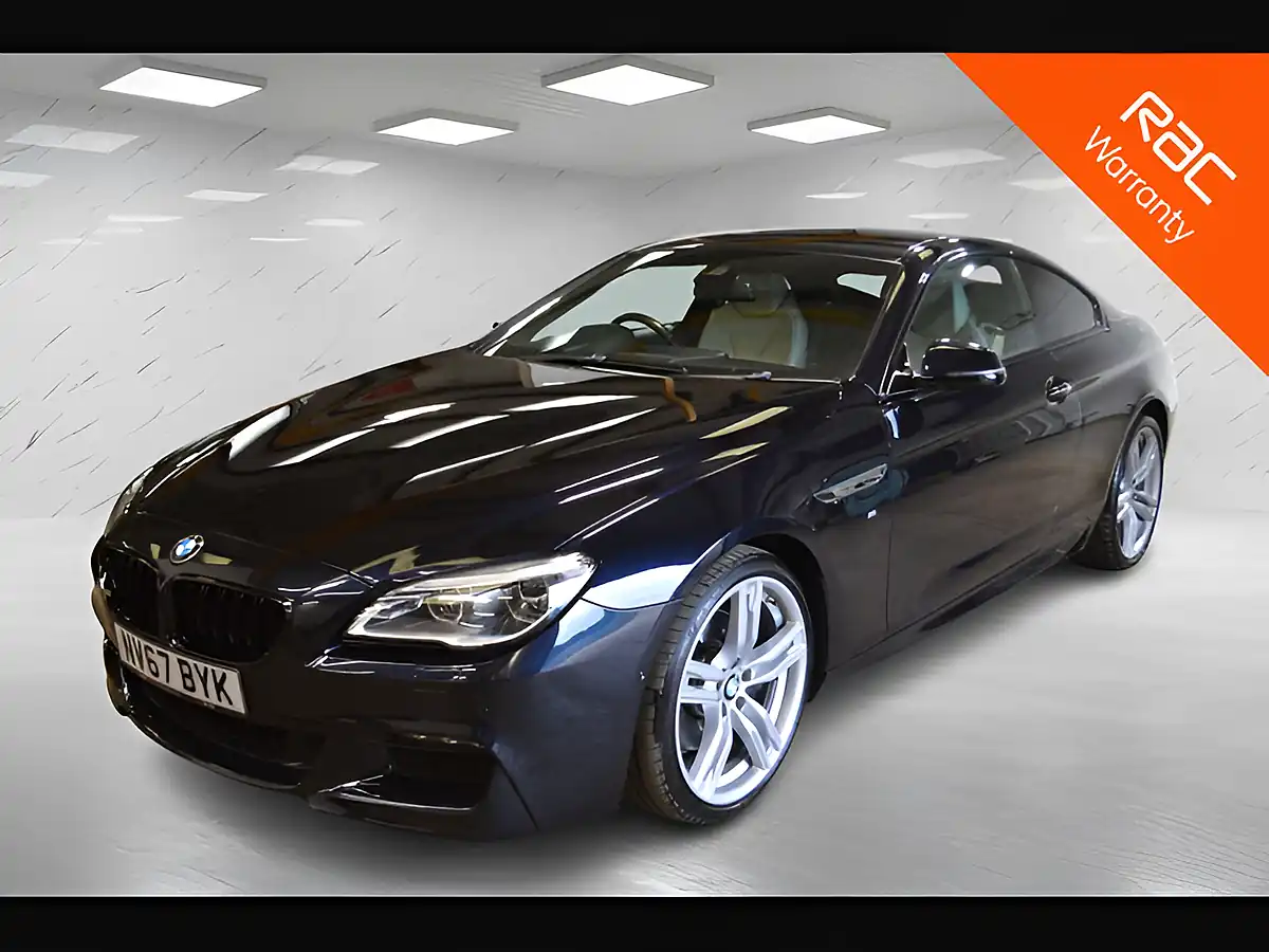 Used 2017 BMW 6 Series M Sport Carbon Black - Front View