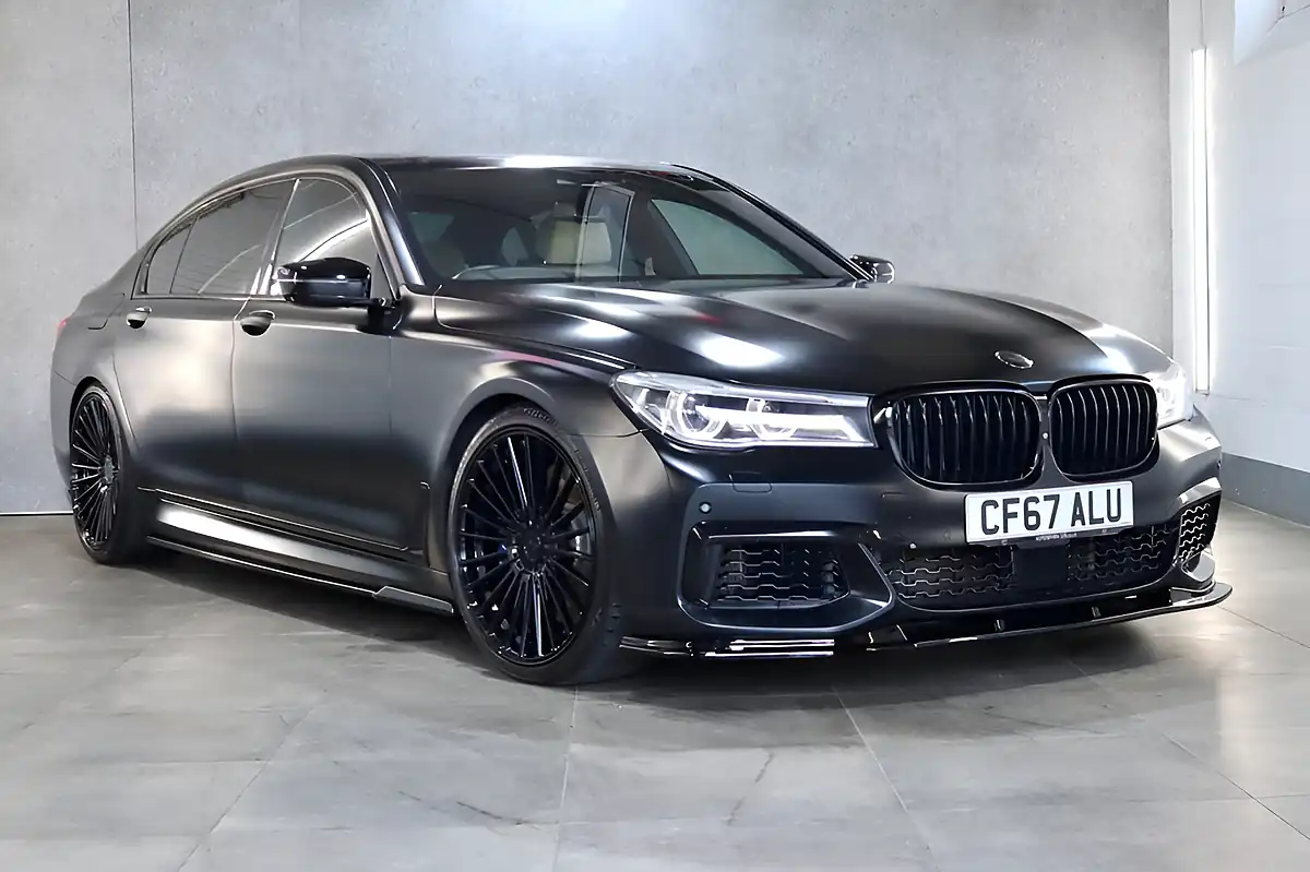 Used 2017 BMW 7 Series M760L Black - Interior and Exterior details 4