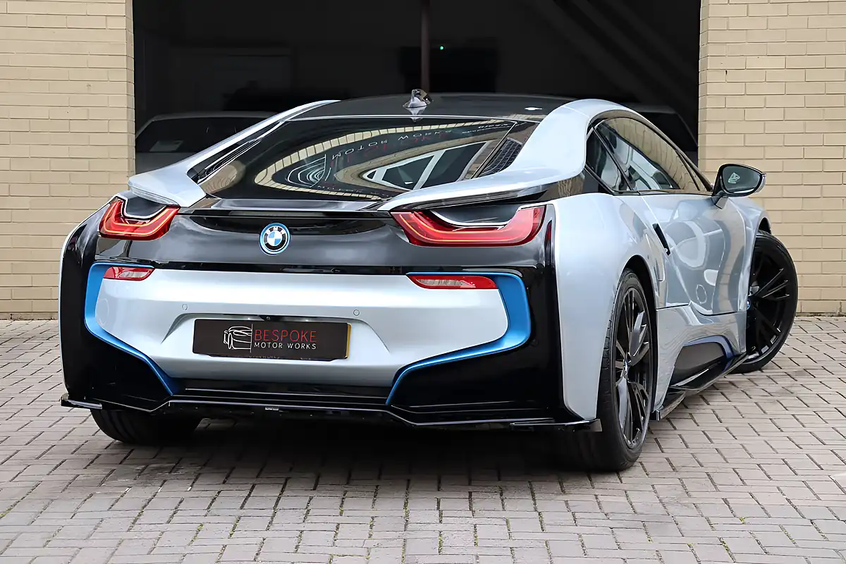 Used 2017 BMW I8 Coupe Ionic Silver - Interior and Exterior details 5