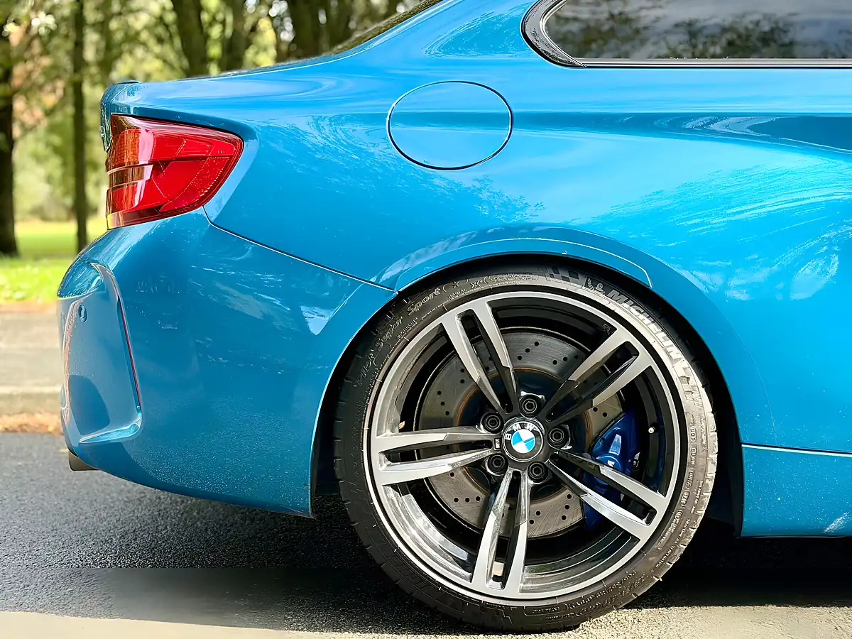 Used 2017 BMW M2 Coupe Long Beach Blue - Interior and Exterior details 18