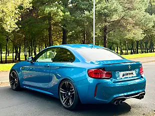 Used 2017 BMW M2 Coupe Long Beach Blue - Interior and Exterior details 2