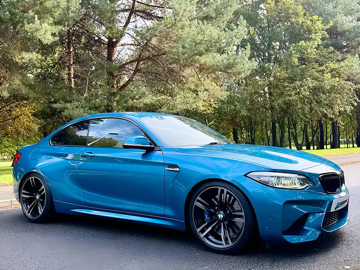 Used 2017 BMW M2 Coupe Long Beach Blue - Interior and Exterior details 7