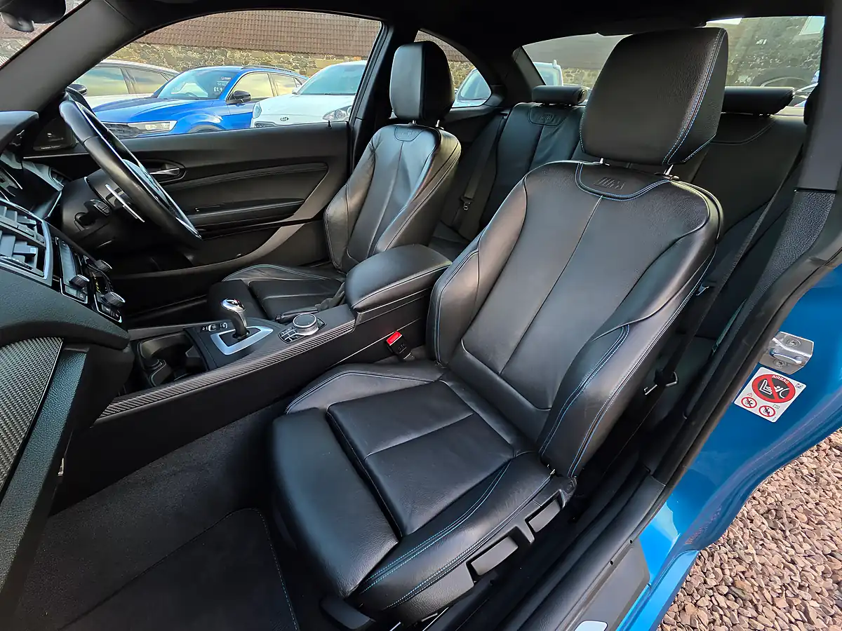 Used 2017 BMW M2 Coupe Long Beach Blue Metallic - Interior and Exterior details 10