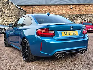 Used 2017 BMW M2 Coupe Long Beach Blue Metallic - Interior and Exterior details 16