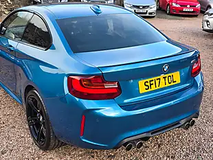 Used 2017 BMW M2 Coupe Long Beach Blue Metallic - Interior and Exterior details 17